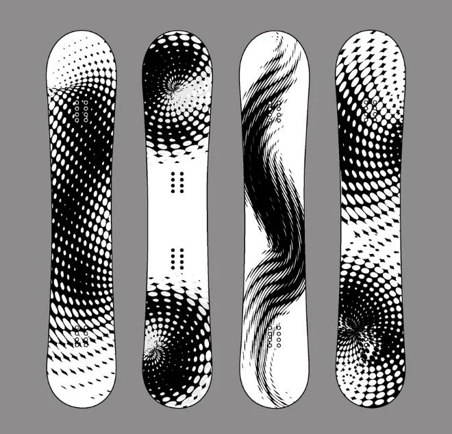 snowboards